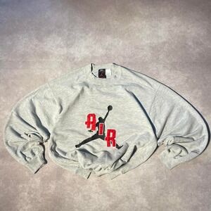 Vintage 90s Nike Air Jordan Logo Embroidered Crewneck Sweater